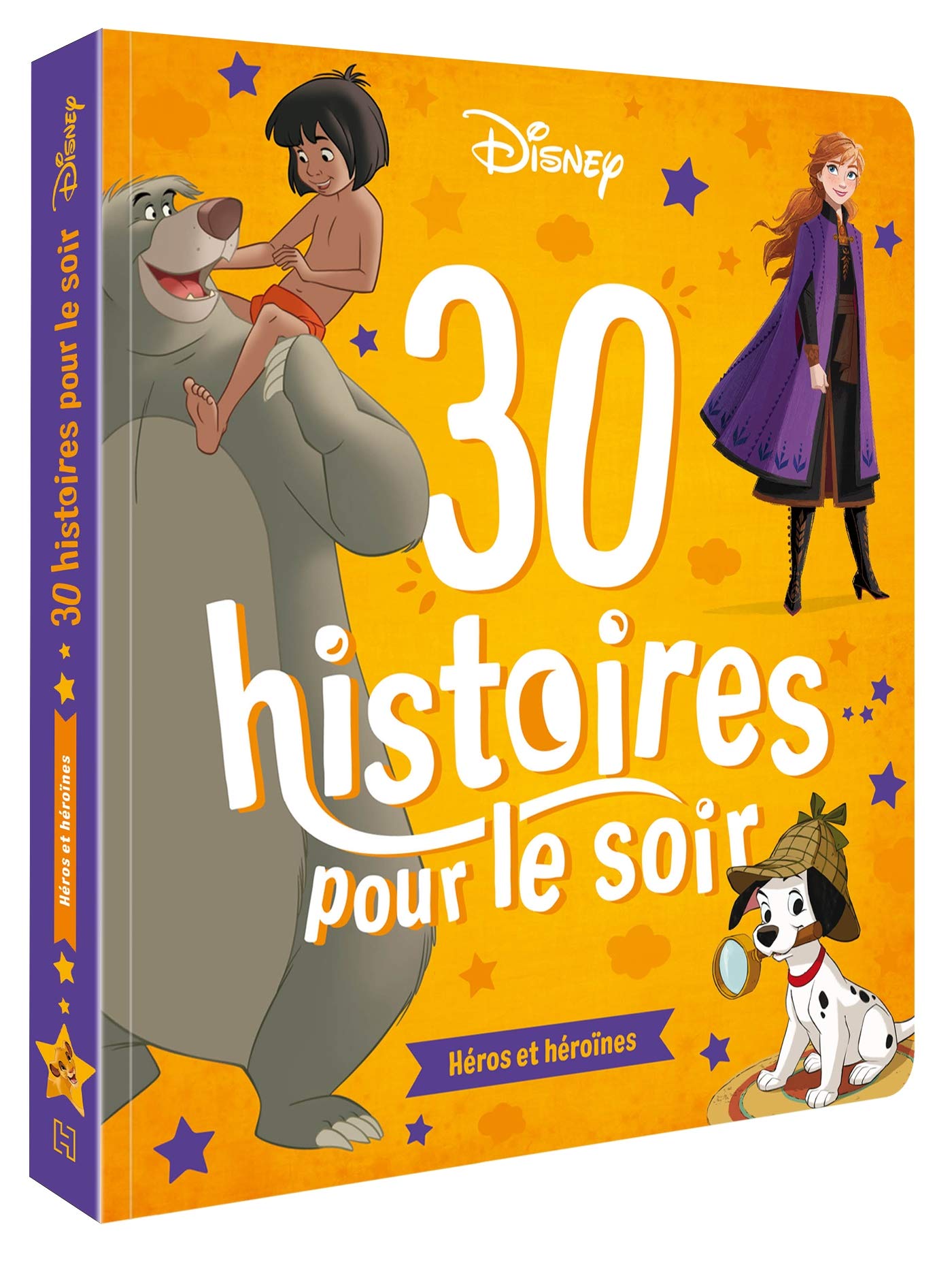 DISNEY CLASSIQUES - 30 Histoires pour le soir - Héros et héroïnes 9782016287828