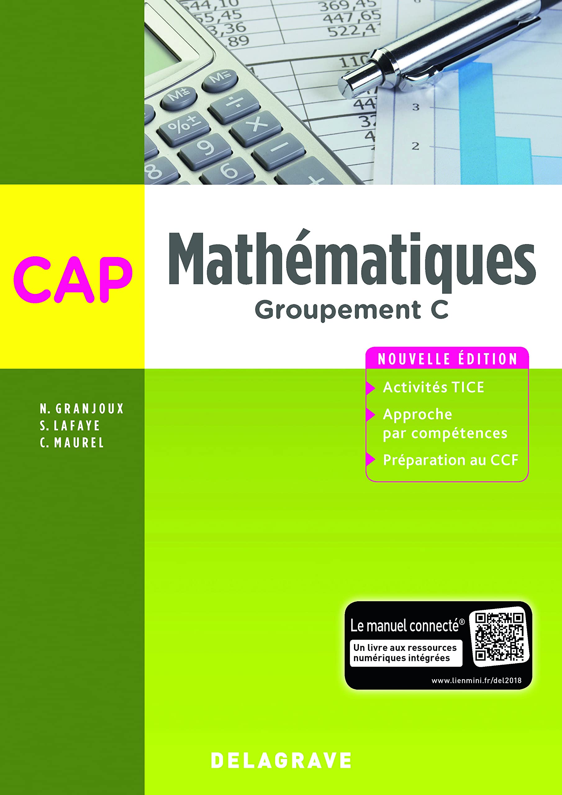 Mathématiques - Groupement C - CAP (2018) - Pochette élève: Groupement C 9782206102382