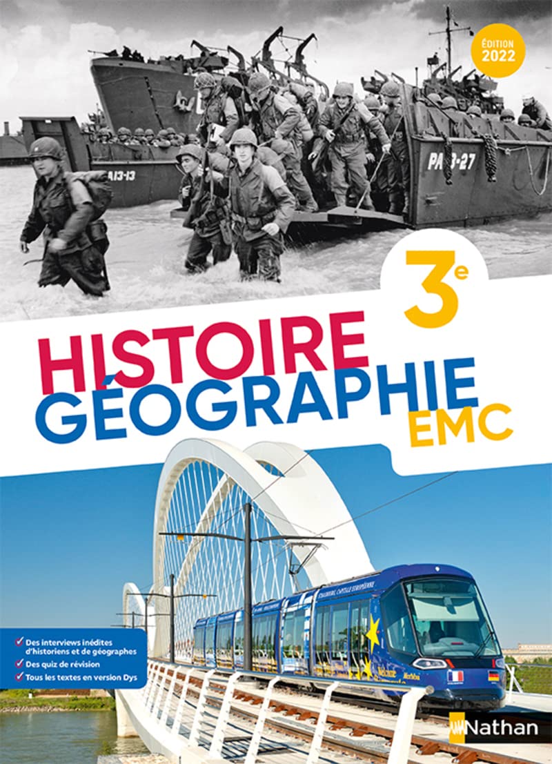 Histoire-Géographie EMC 3e 9782091725512