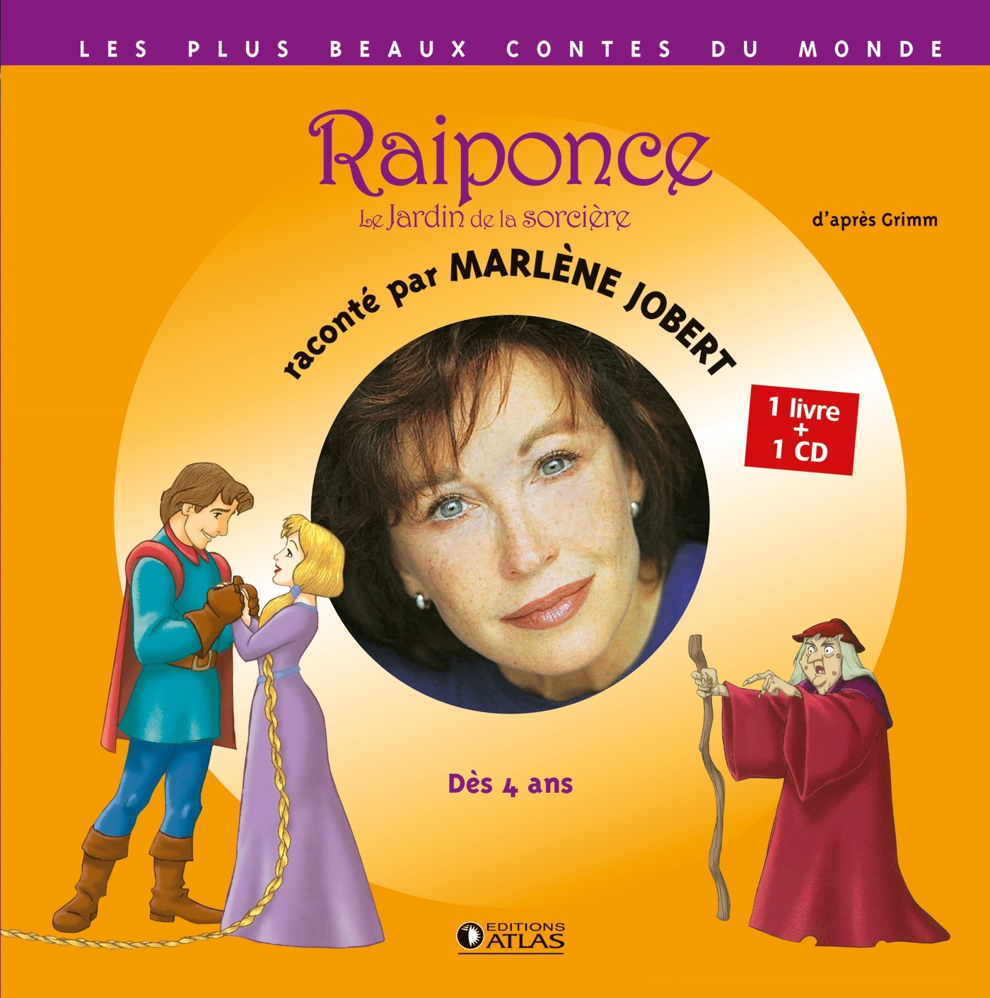 Raiponce - Le jardin de la sorcière: D'après grimm - Livre CD 9782344002520