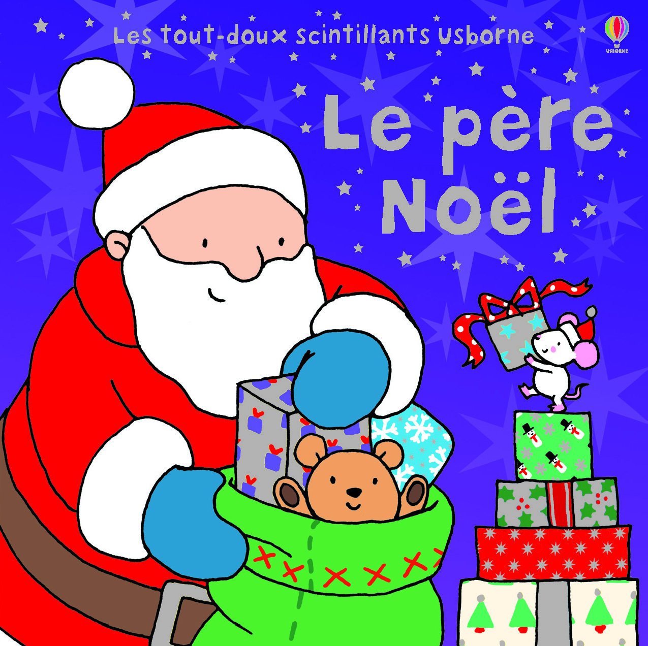 Le père Noël - Les tout-doux scintillants Usborne 9780746068687