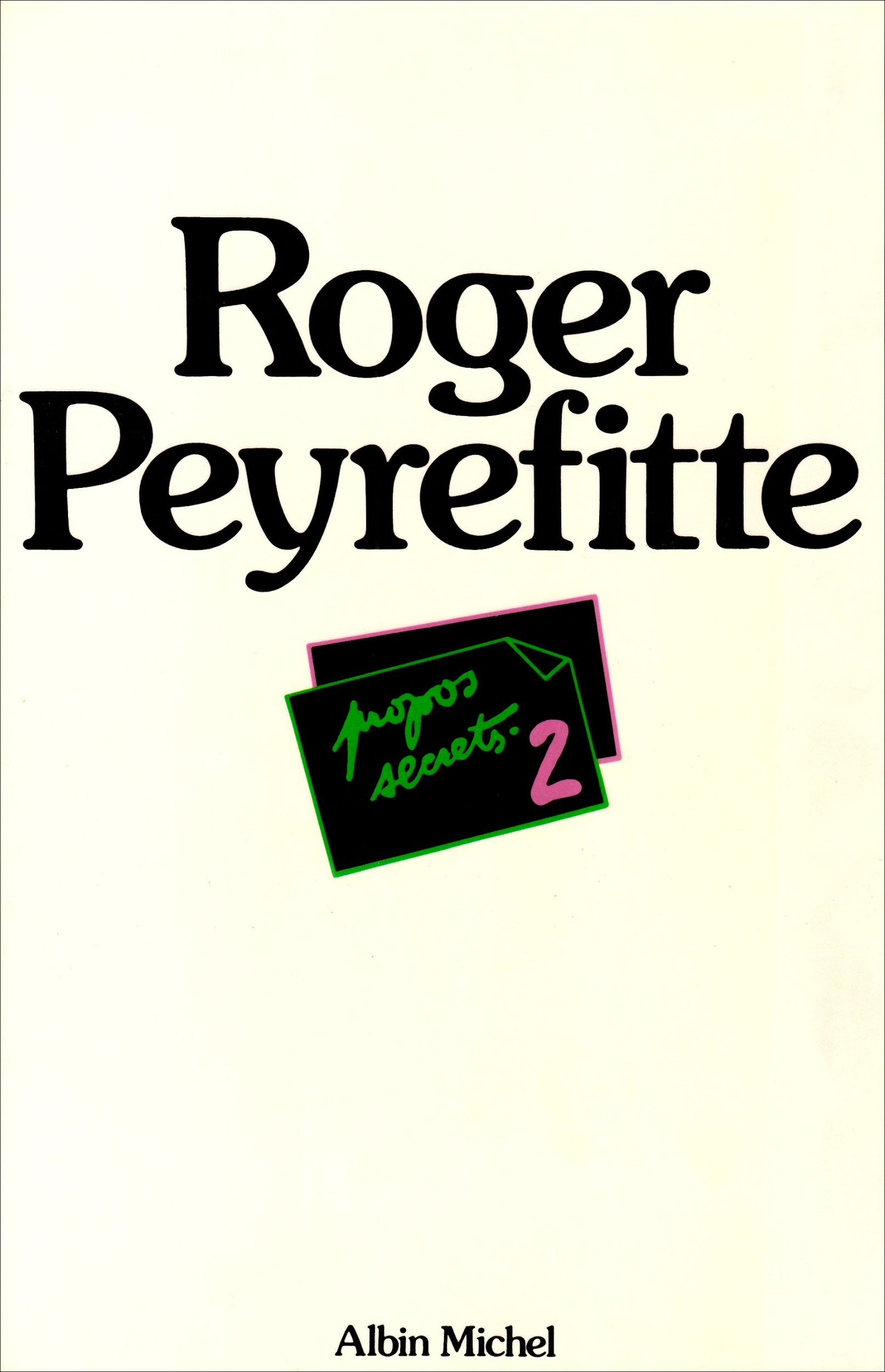 Propos secrets 9782226009784