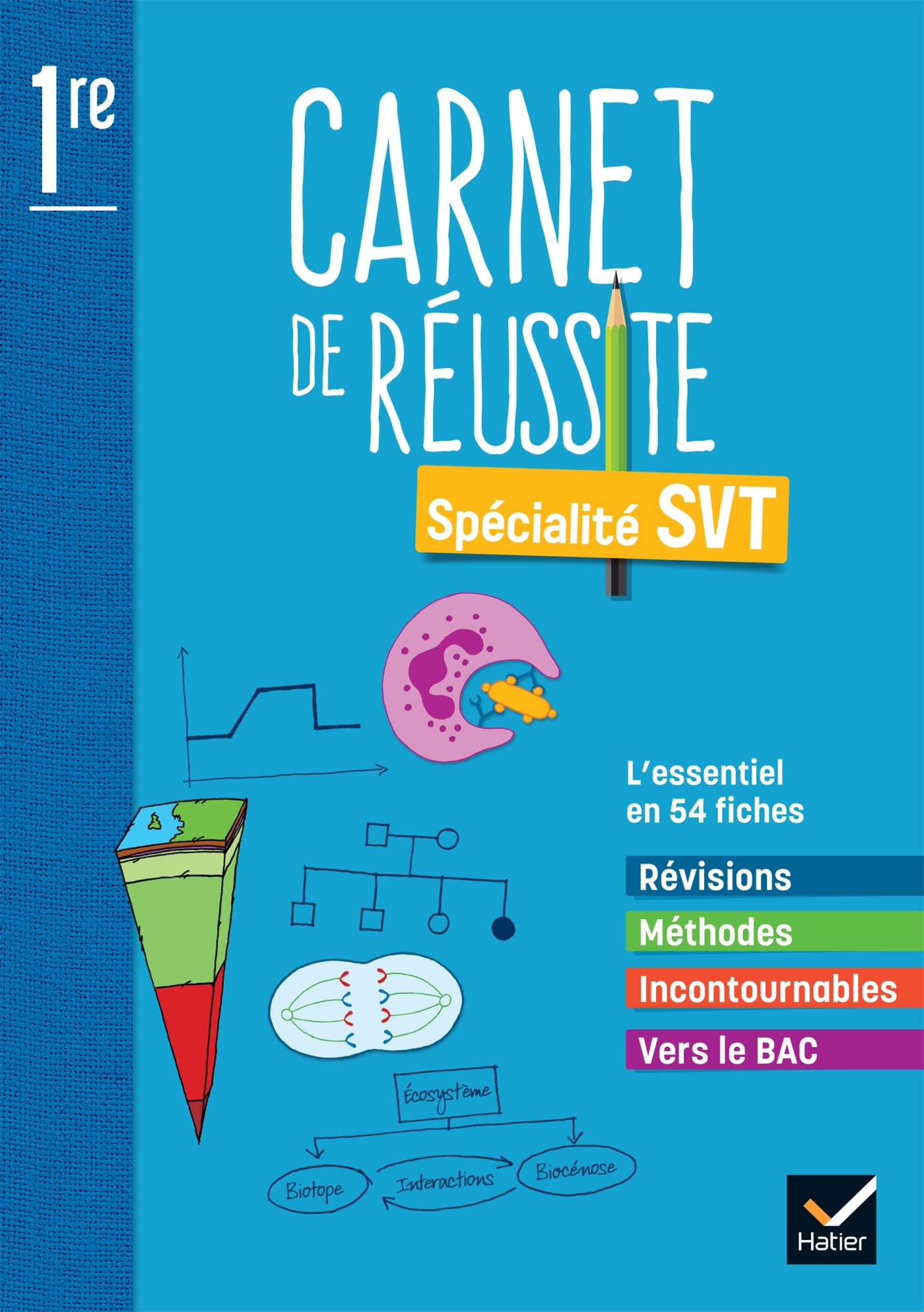 Mon carnet de réussite SVT 1re - Ed 2022 - Carnet élève 9782401085992