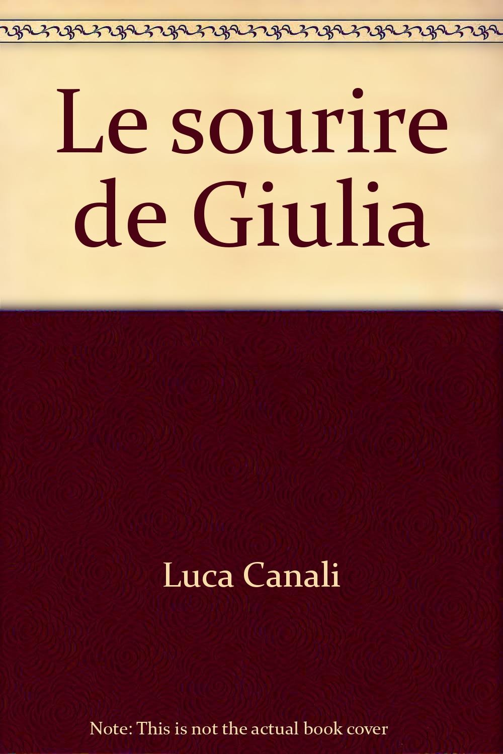 Le sourire de giulia 9782852080911