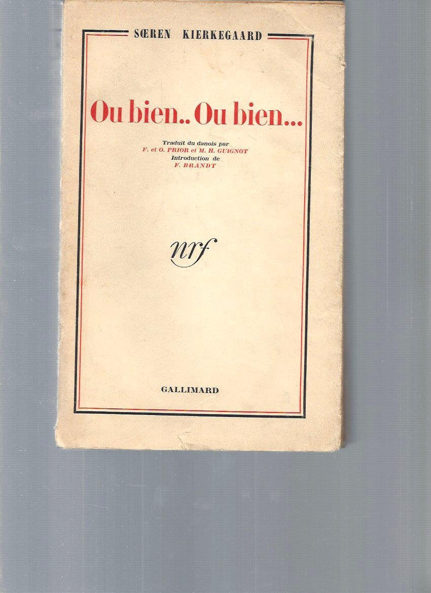Ou bien... Ou bien... 9782070236015
