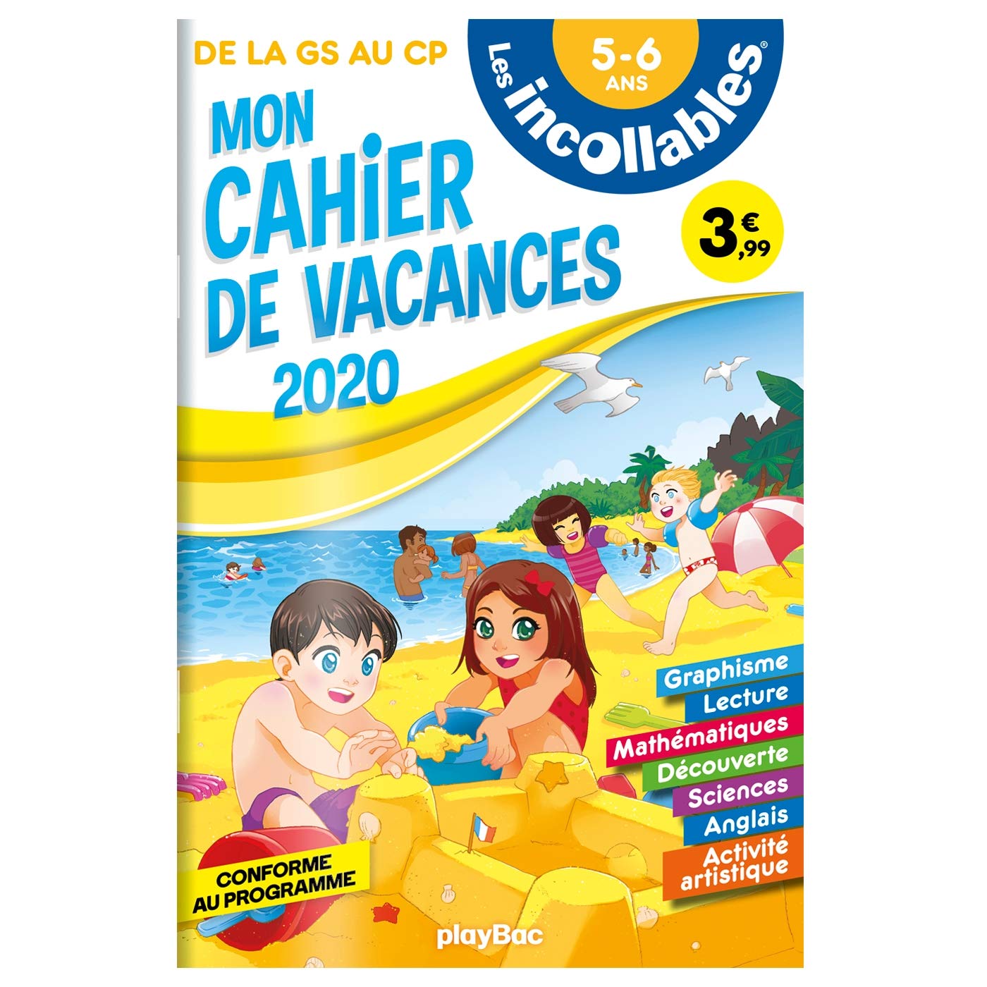 Les incollables - Cahier de vacances 2020 - De la GS au CP 9782809670844