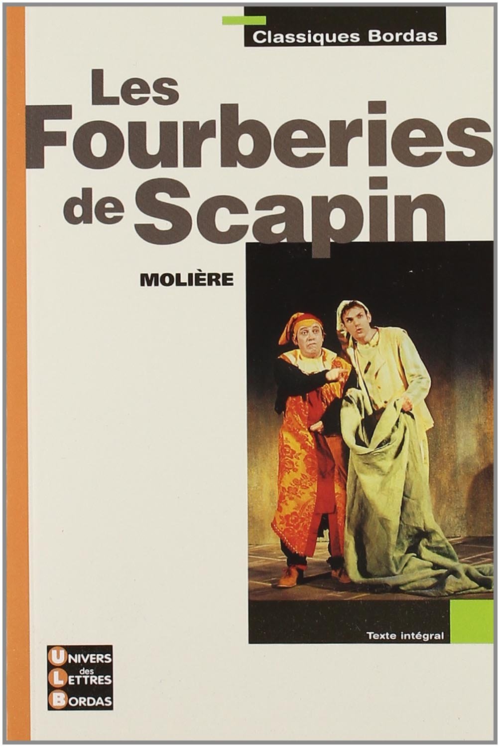 Classiques Bordas : Les Fourberies de Scapin 9782047303689