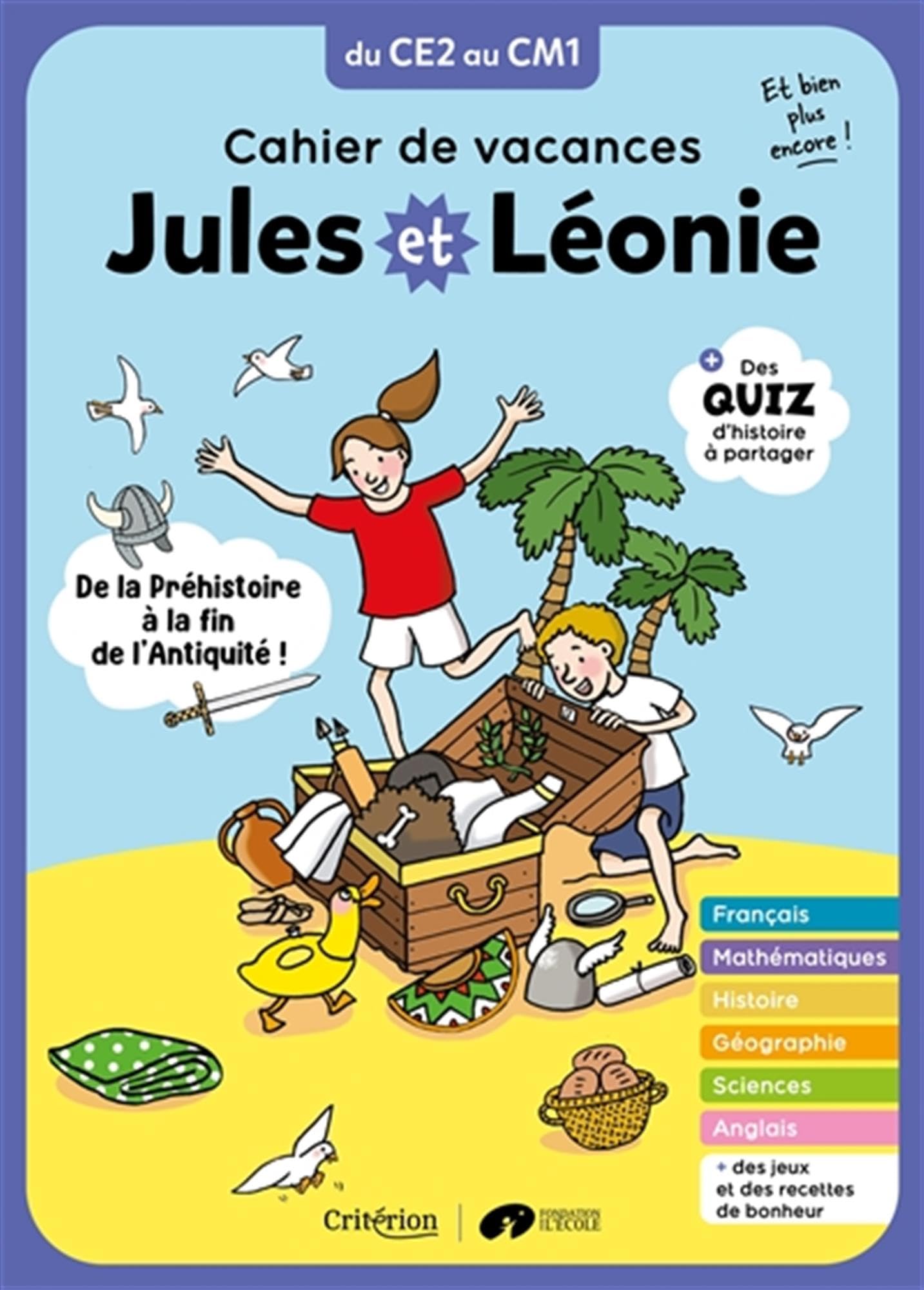 Cahier de vacances Jules et Léonie du CE2 au CM1 - Nouvelle édition 9782741302643