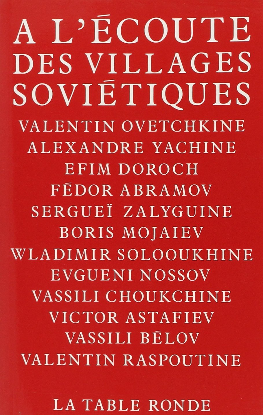 À l'écoute des villages soviétiques 9782710302667