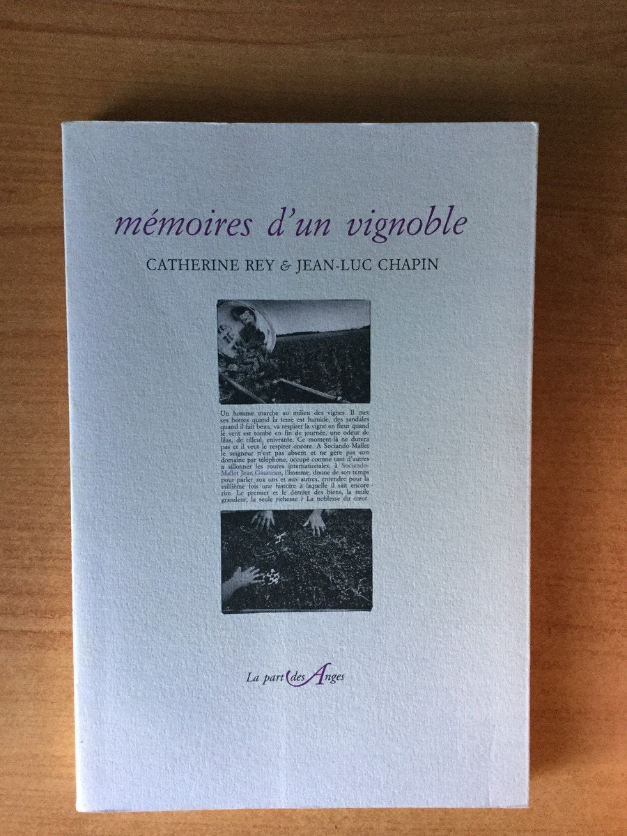 Mémoires d'un vignoble 9782912882004