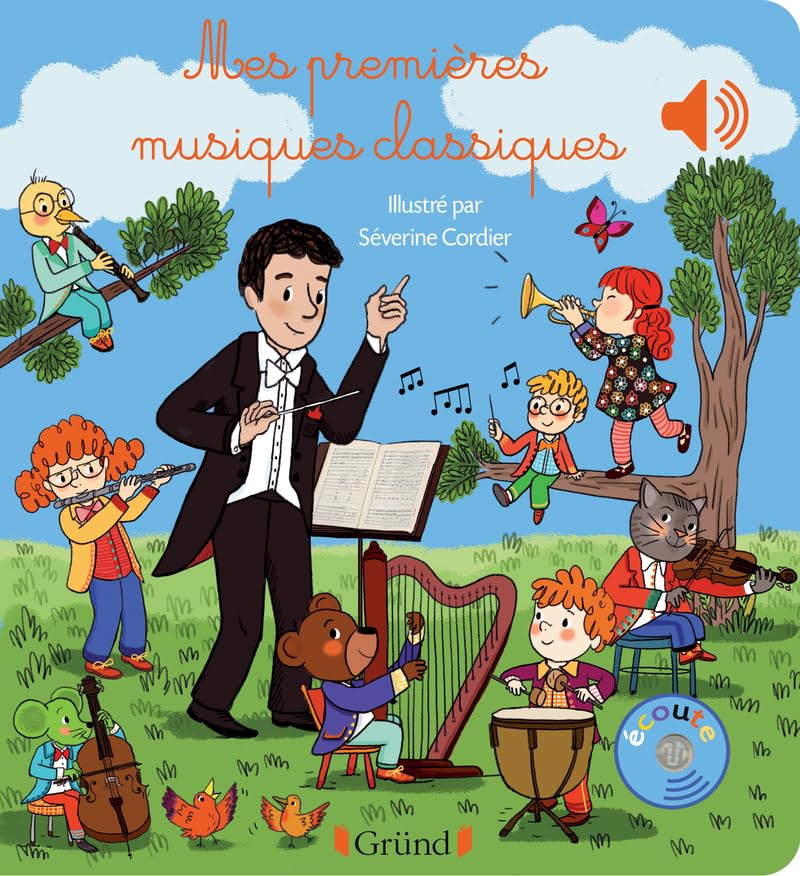 Mes premières musiques classiques – Livre sonore avec 6 puces – Dès 1 an 9782324026850