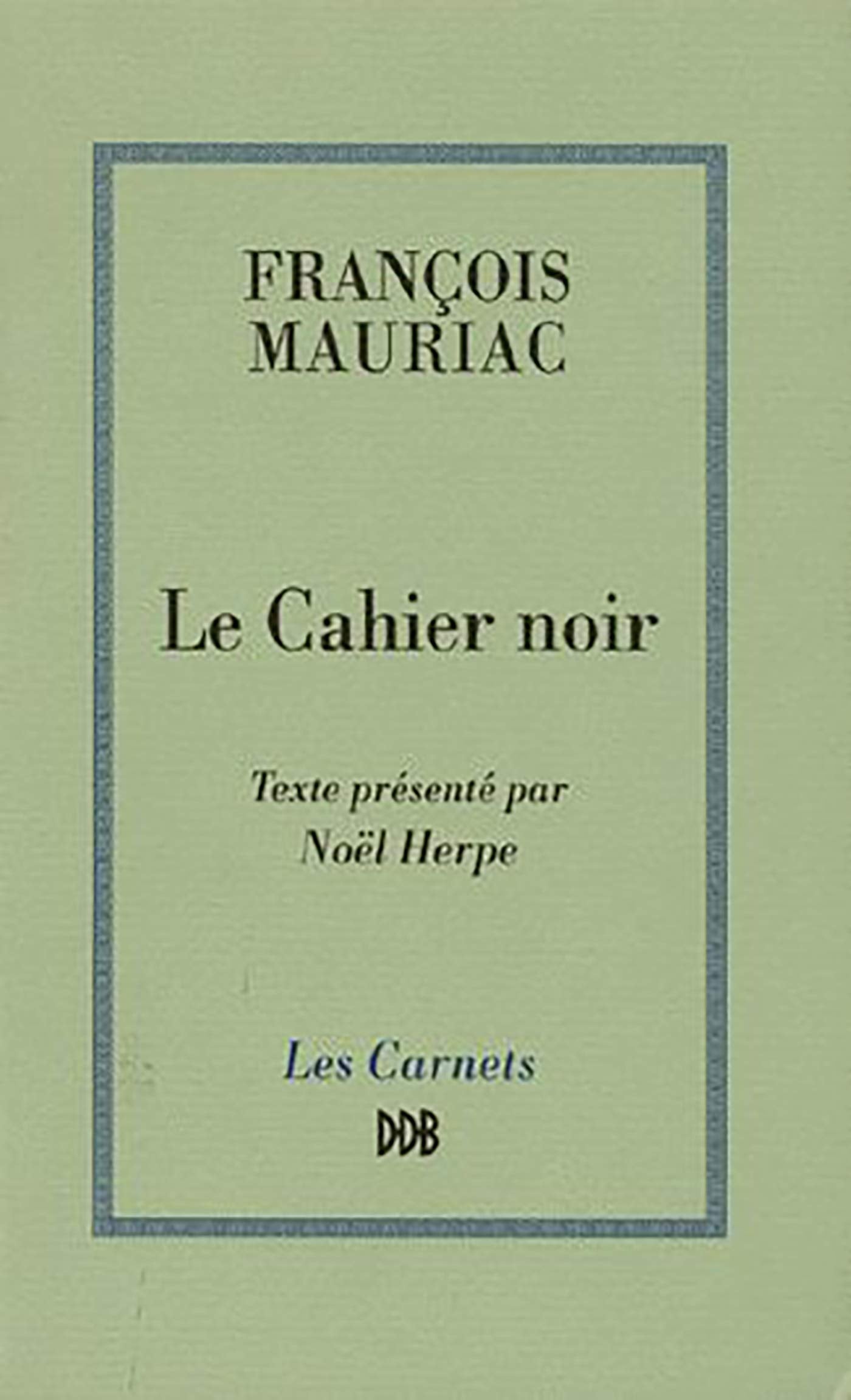 Le cahier noir 9782220035666