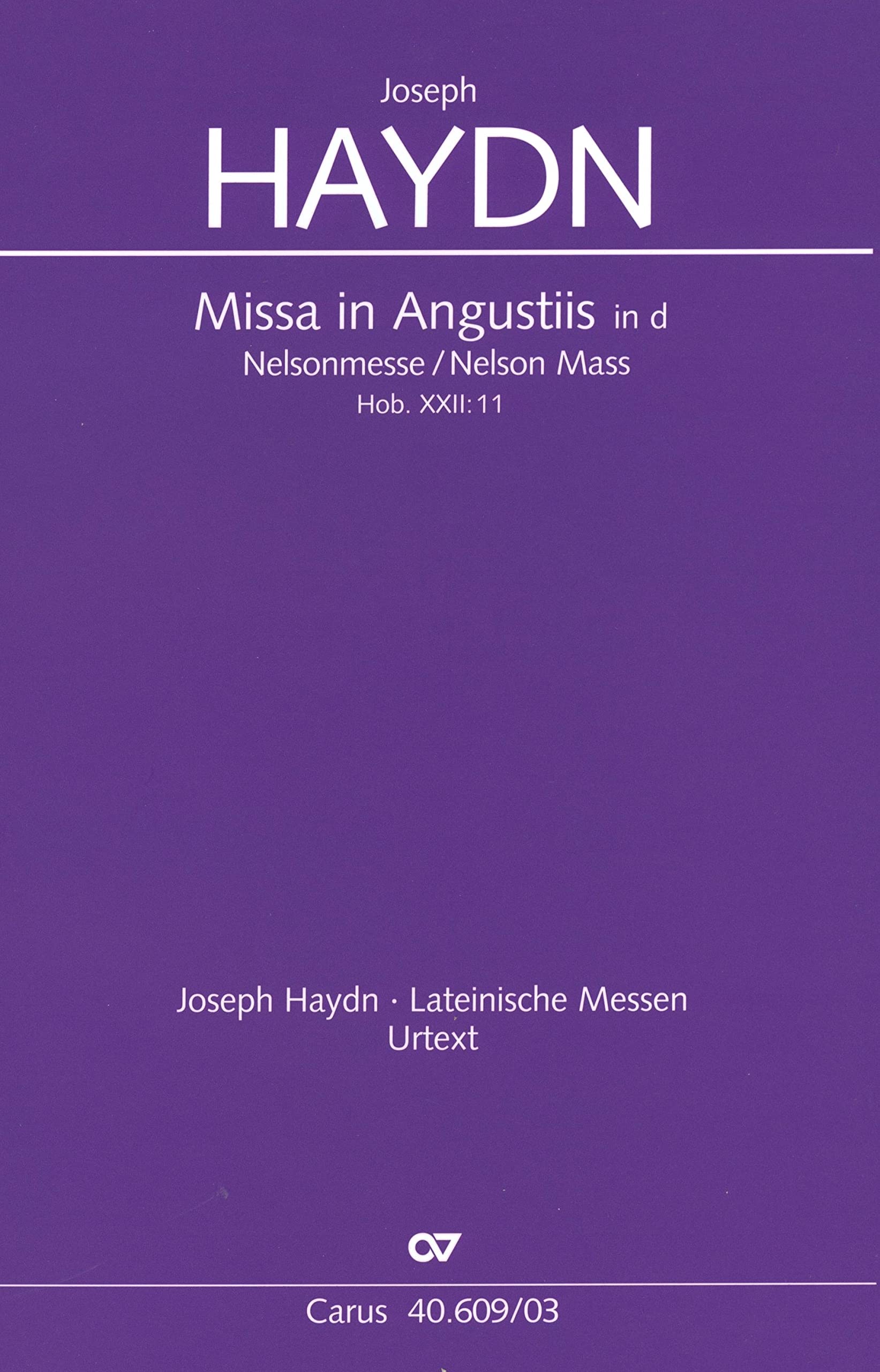 Haydn, J: Missa in Angustiis 9790007073244