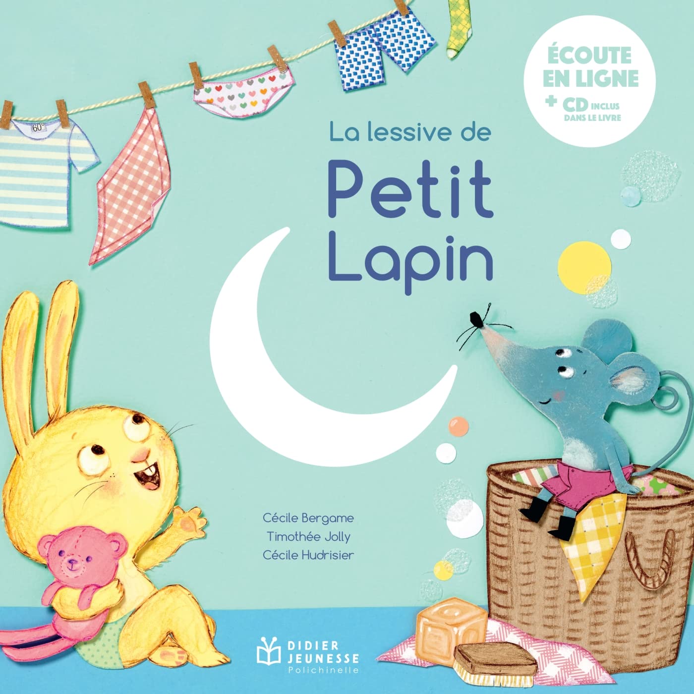La Lessive de Petit Lapin, Livre-CD 9782278101009