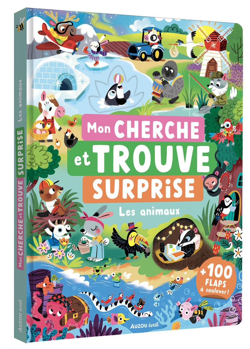 Mon cherche et trouve surprise - les animaux 9791039562713