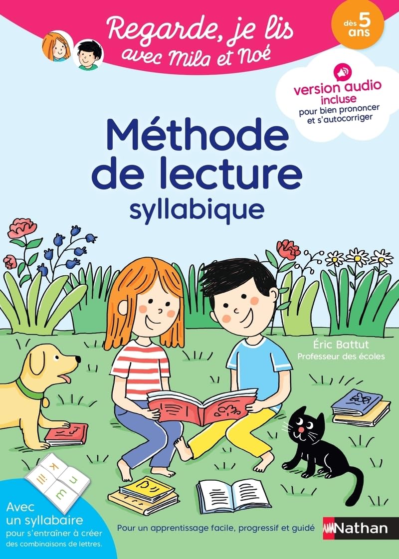 Méthode de lecture tout en audio avec Mila et Noé - dès 5 ans 9782095029913
