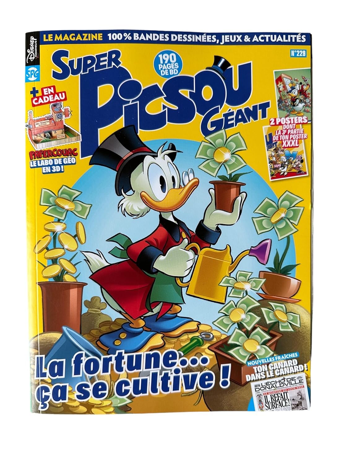 Super Picsou Géant Numéro 229 : La fortune... ça se cultive ! 