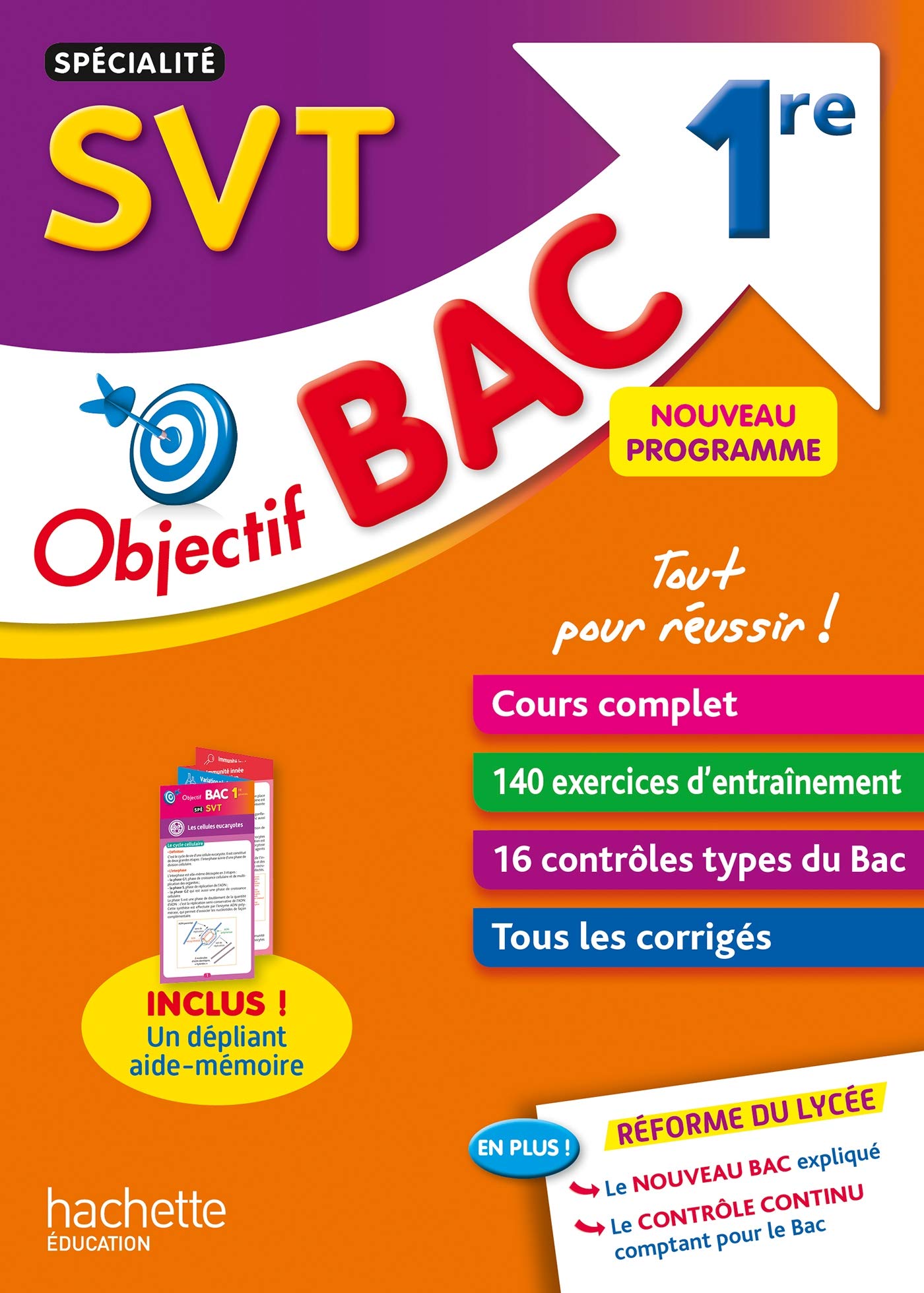 Objectif Bac SPECIALITE SVT 1re 9782017081838