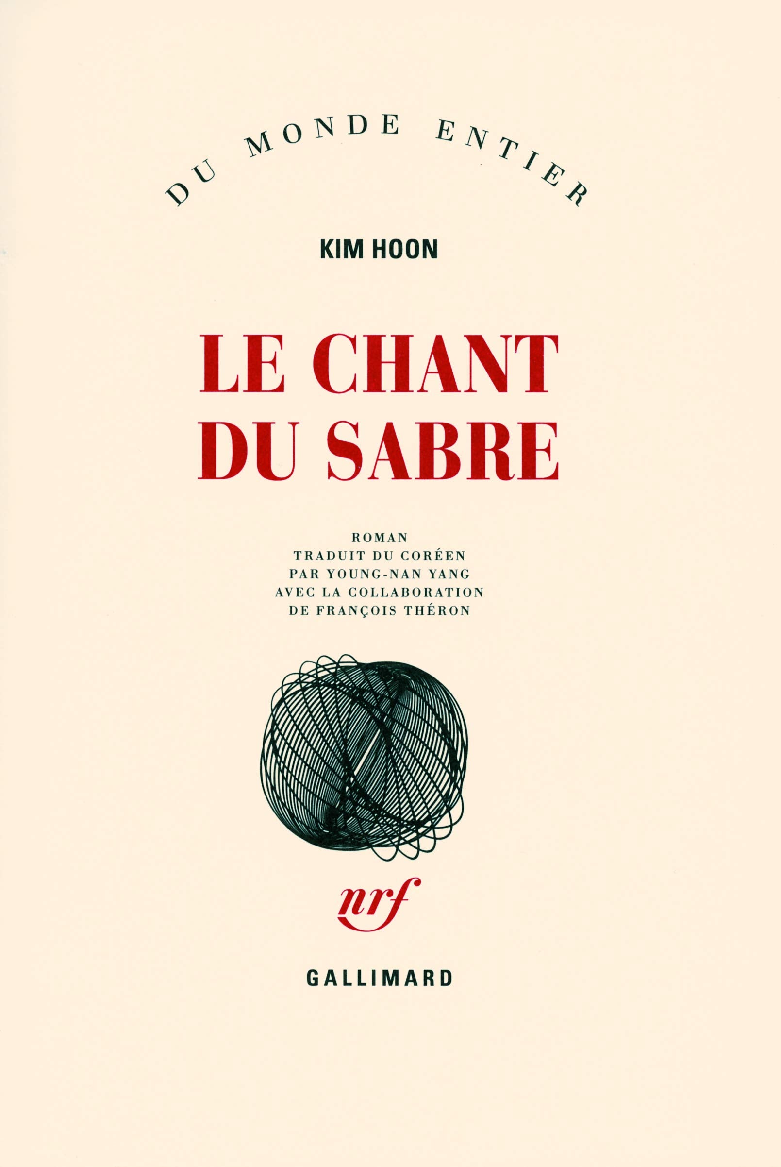 Le chant du sabre 9782070777068