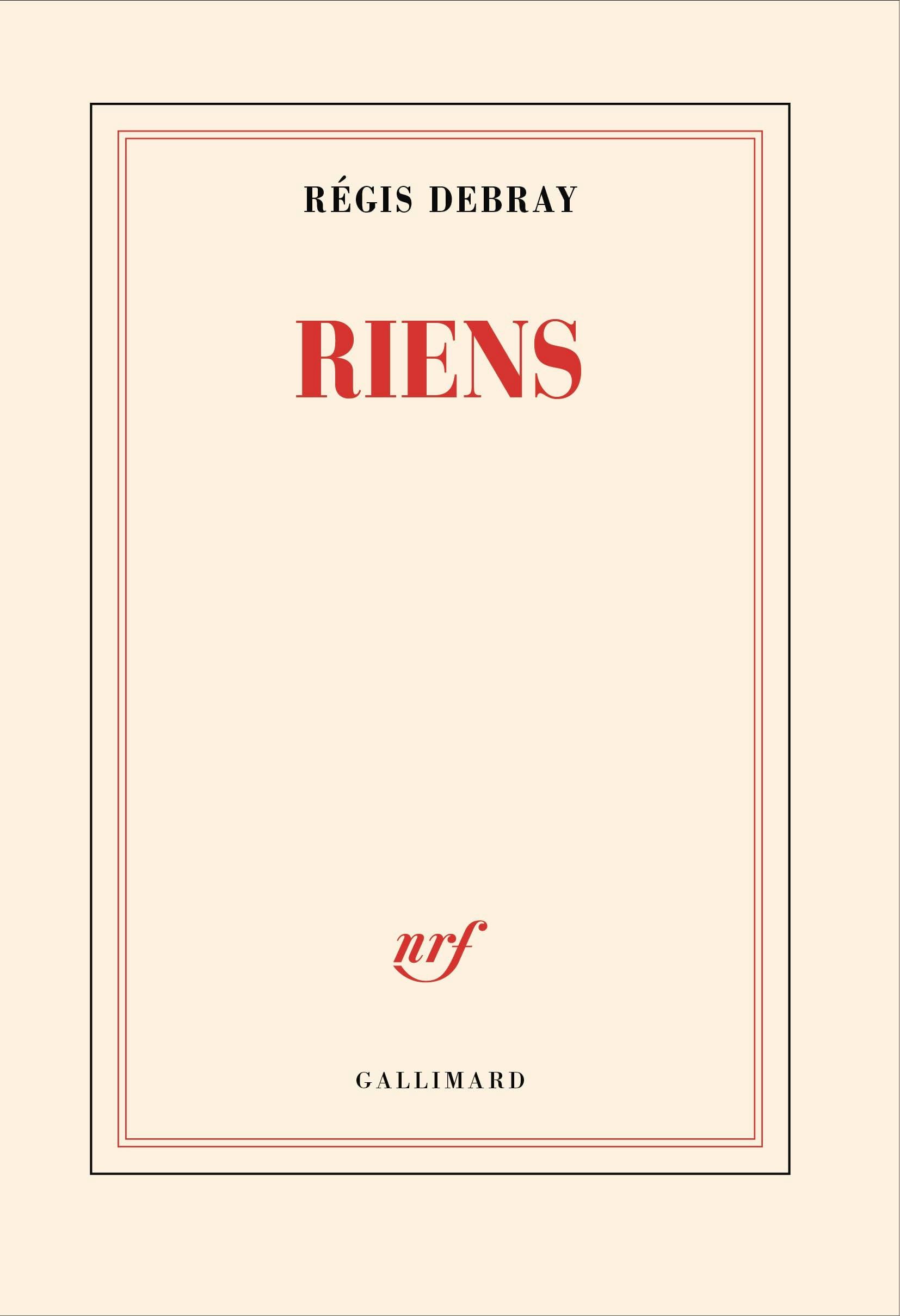 Riens 9782073106704