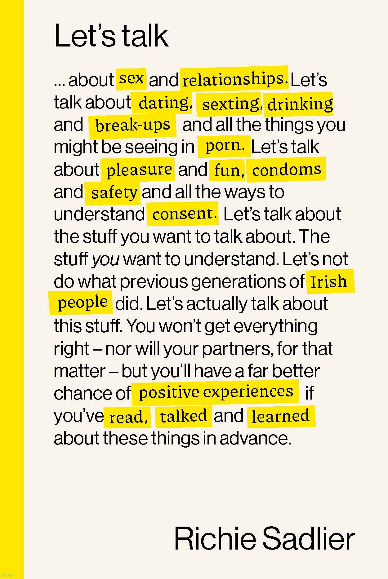 Let's Talk...: About Relationships, Sex and Intimacy 9780717191901