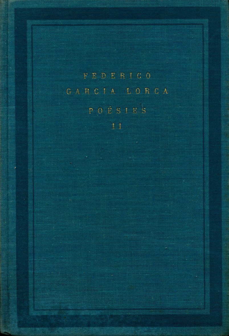 POESIES II - Collection Soleil, Federico Garcia Lorca 