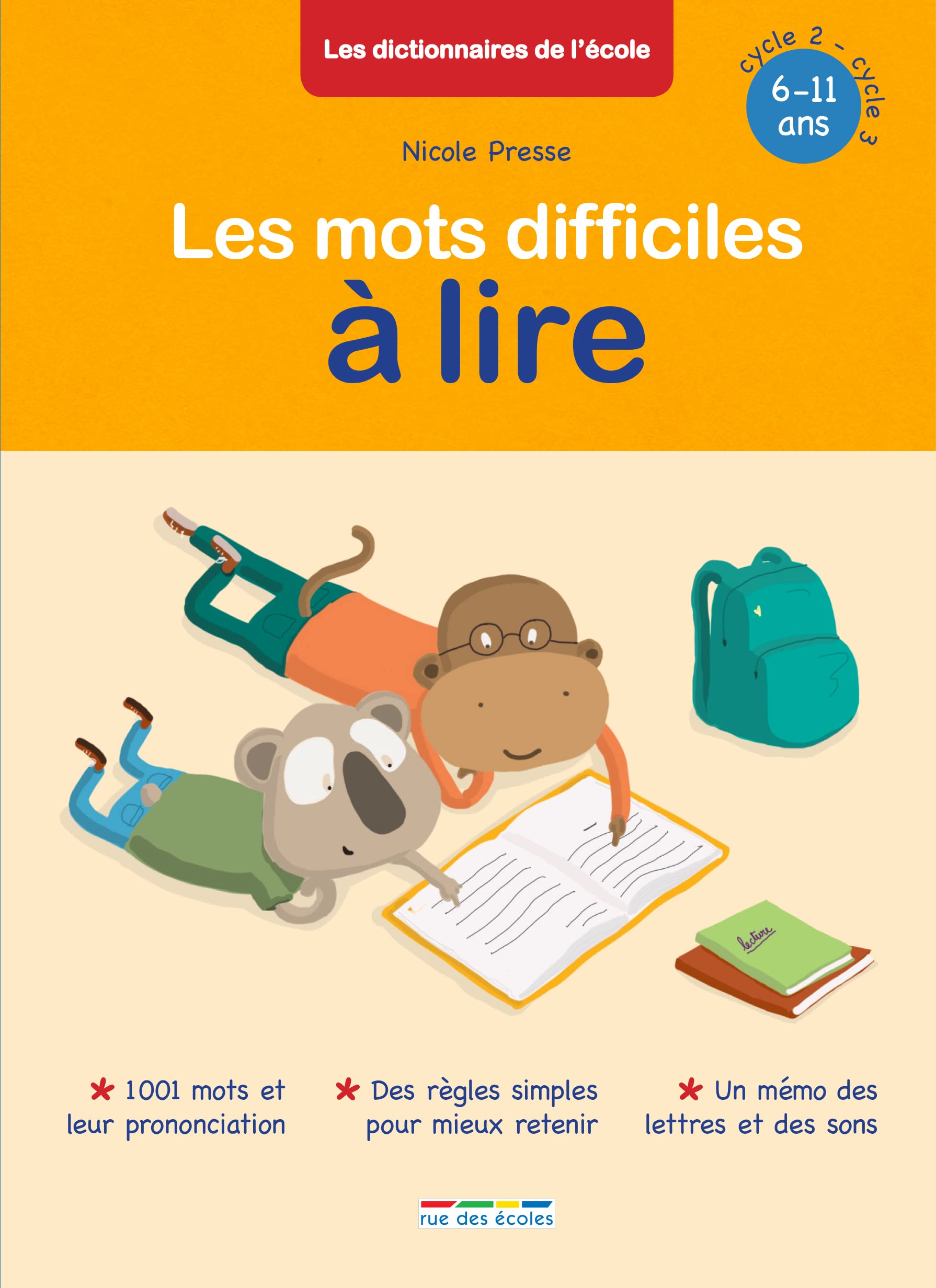 Les mots difficiles à lire 9782820805270