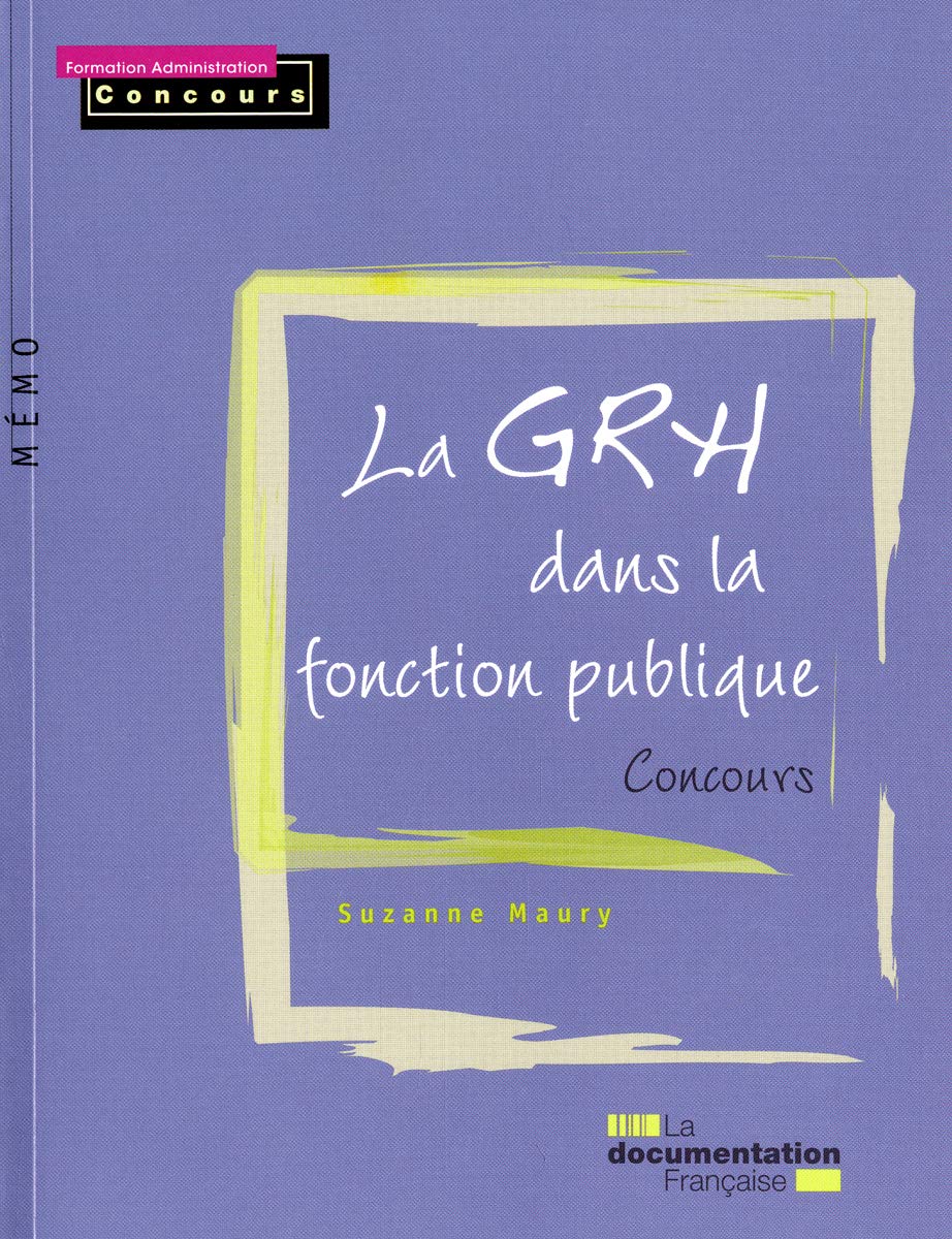 La grh dans la fonction publique - concours 9782110076601