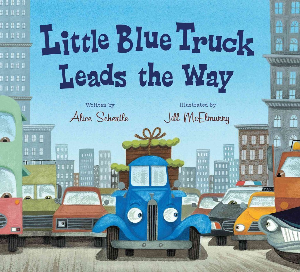 Little Blue Truck Leads the Way board book 9780547575742