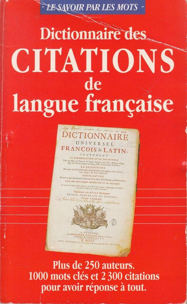 Dictionnaire des citations 9782743402877