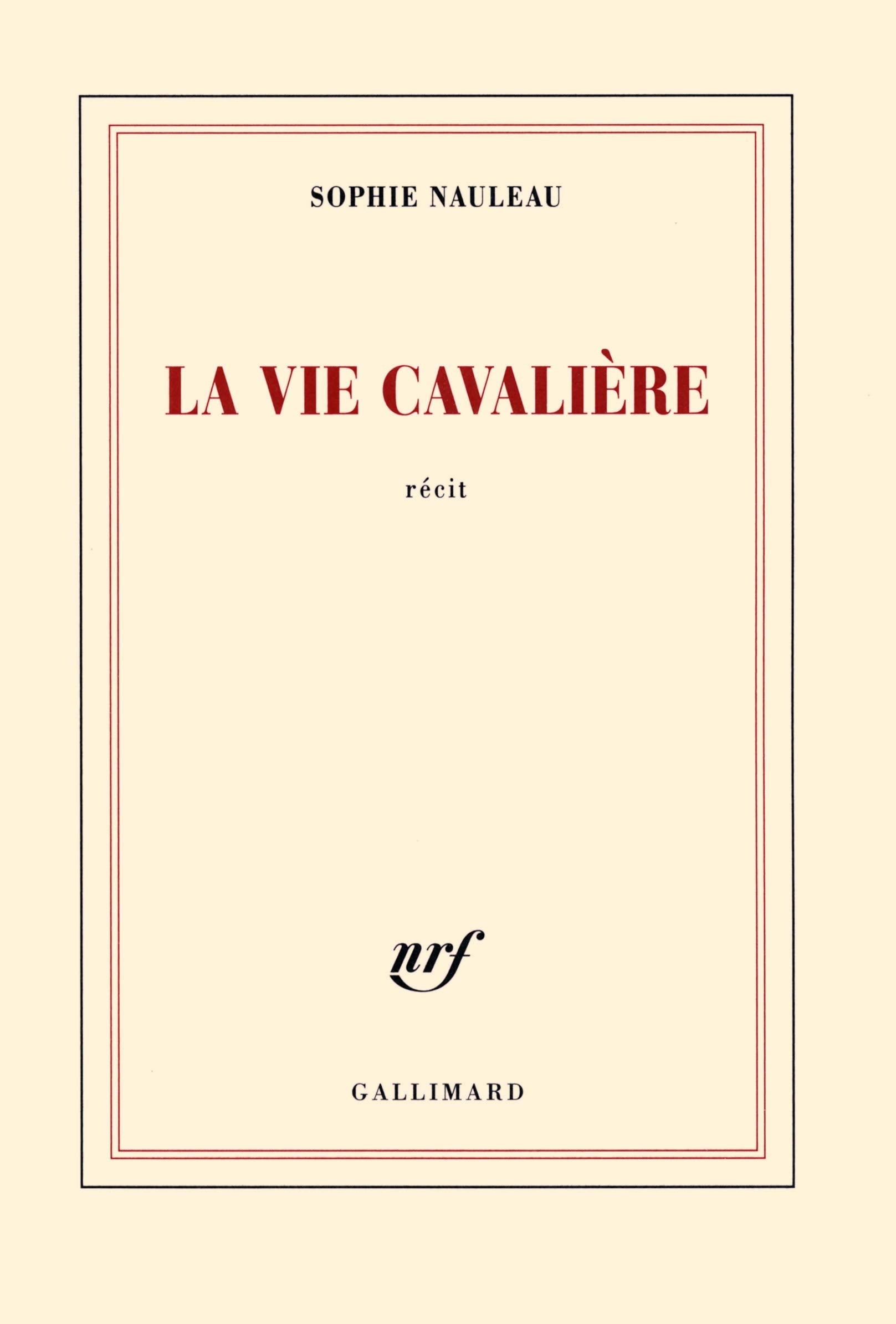 La vie cavalière 9782070148721