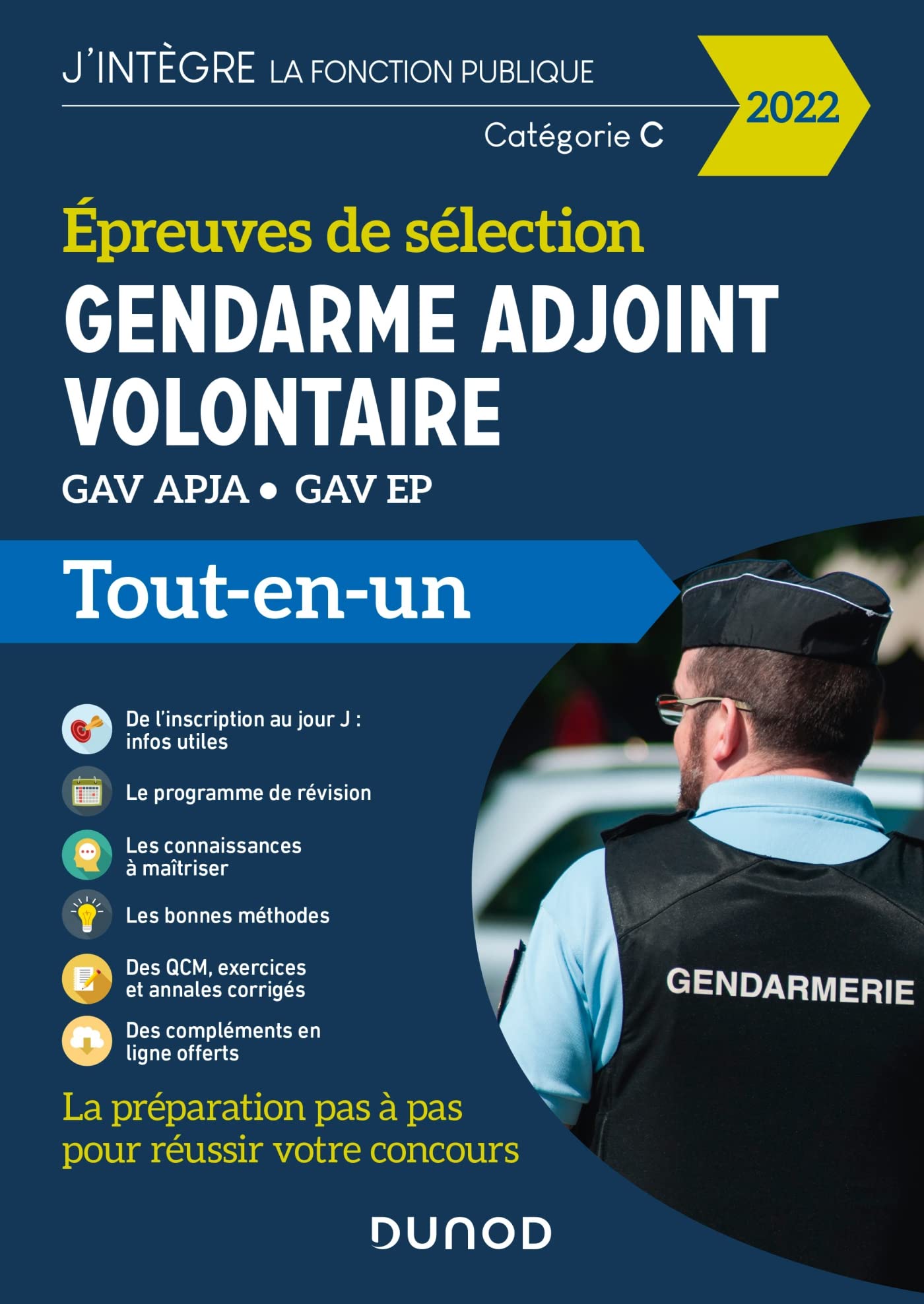 Epreuves de sélection Gendarme adjoint volontaire 2022: GAV APJA - GAV EP (2022) 9782100834396