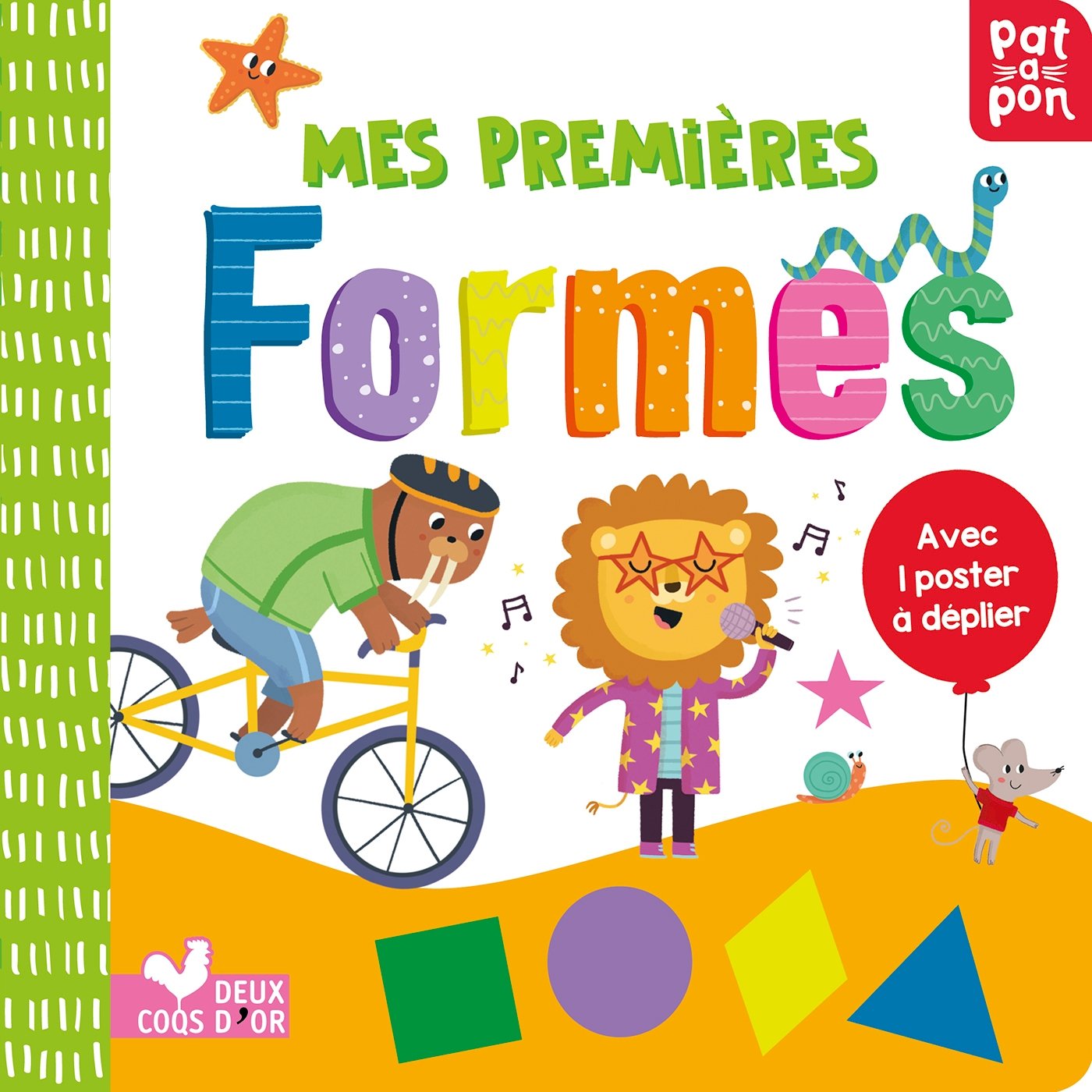 Mes premières formes - livre avec poster à déplier 9782016270950