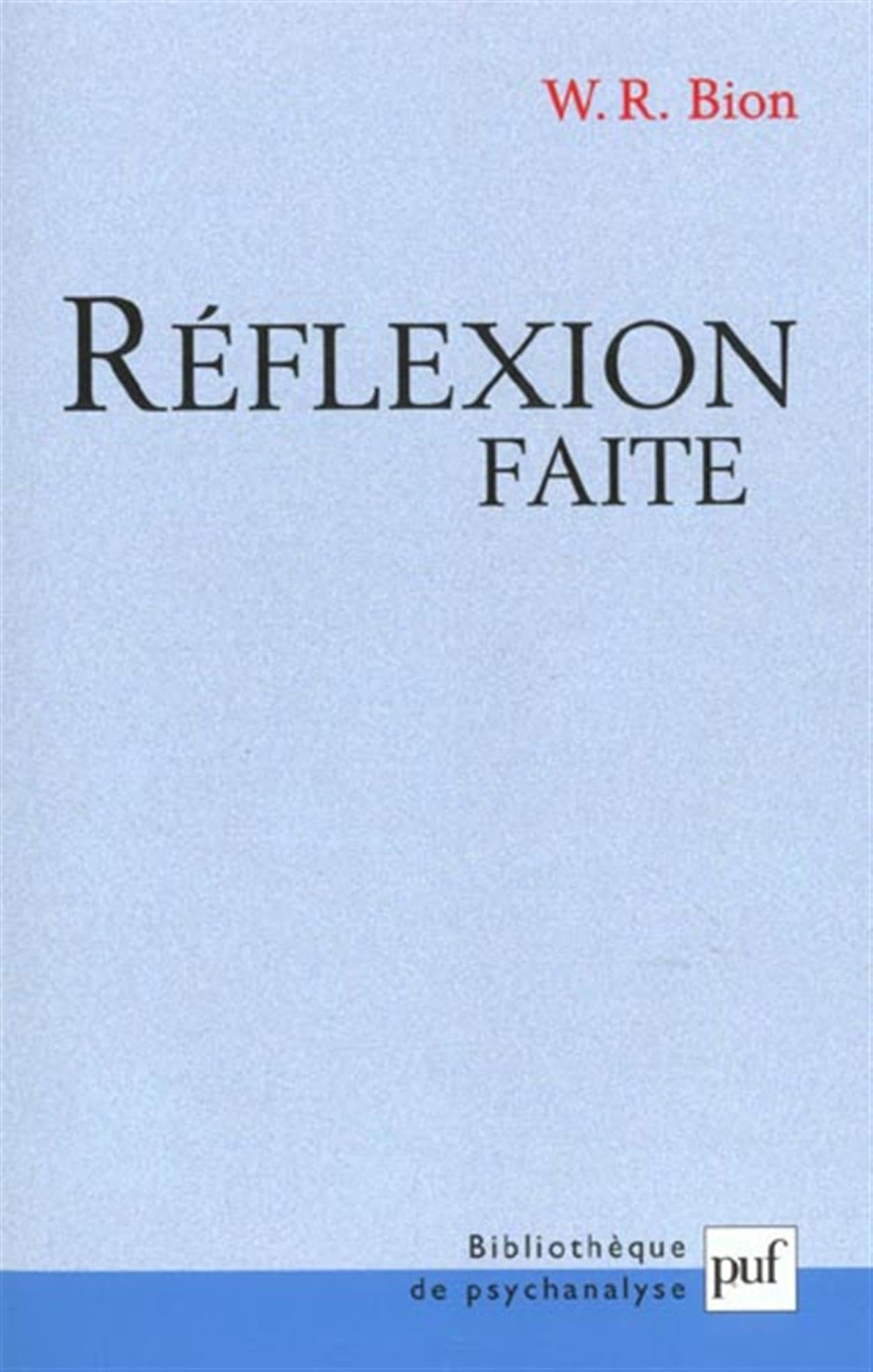 Réflexion faite, 4e édition 9782130520610