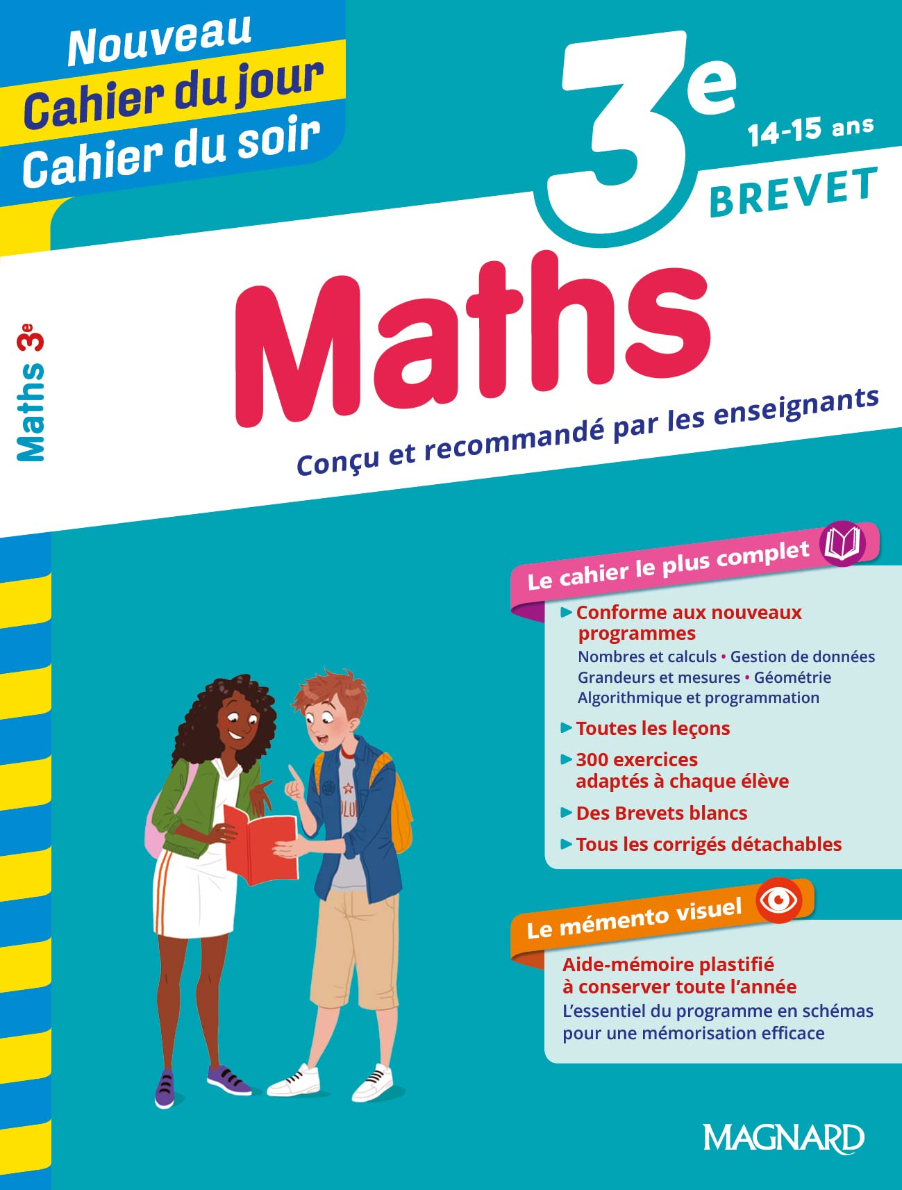 Maths 3e - Cahier du jour Cahier du soir 9782210762381