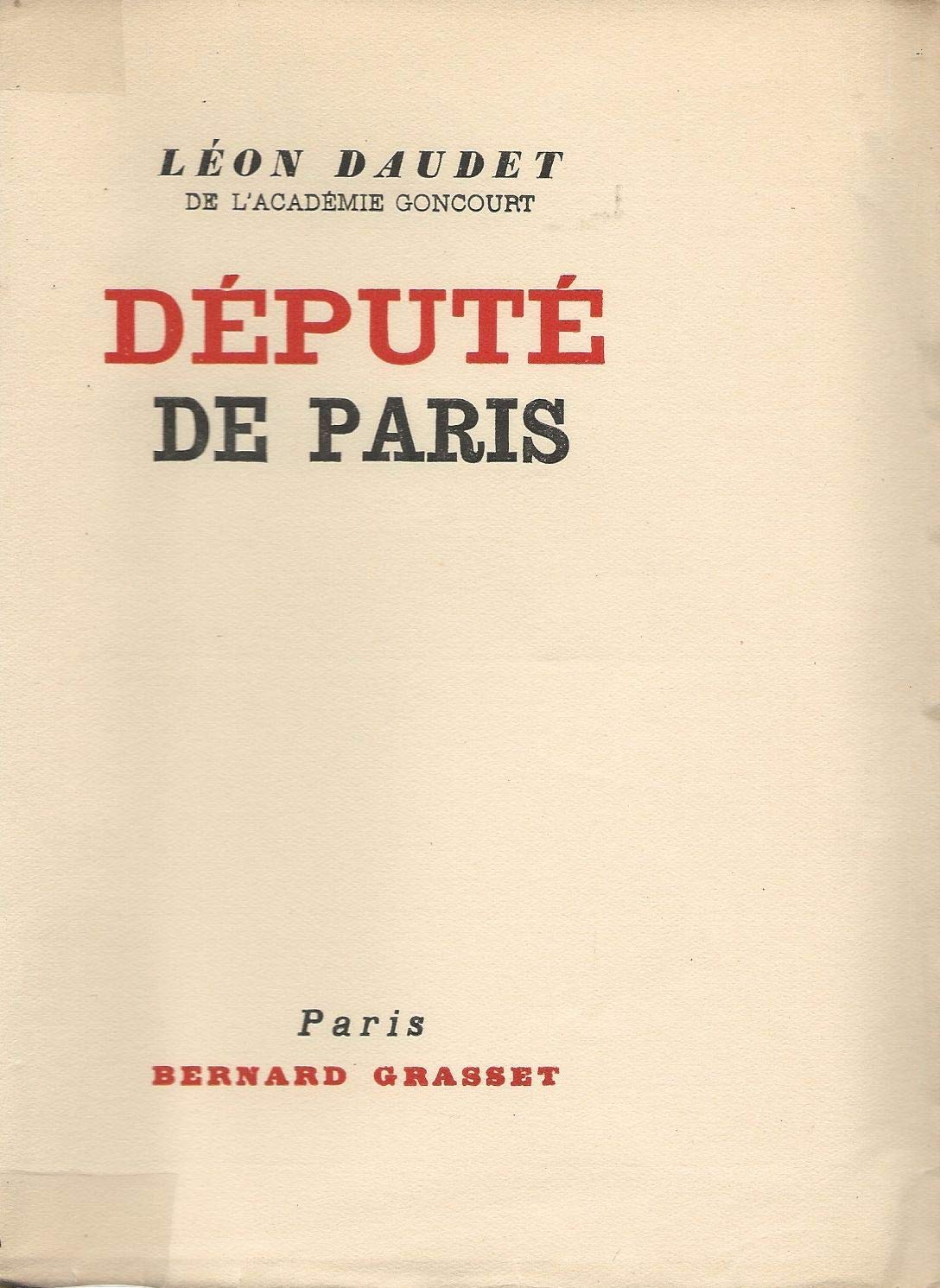 Député de Paris 1919-1924 