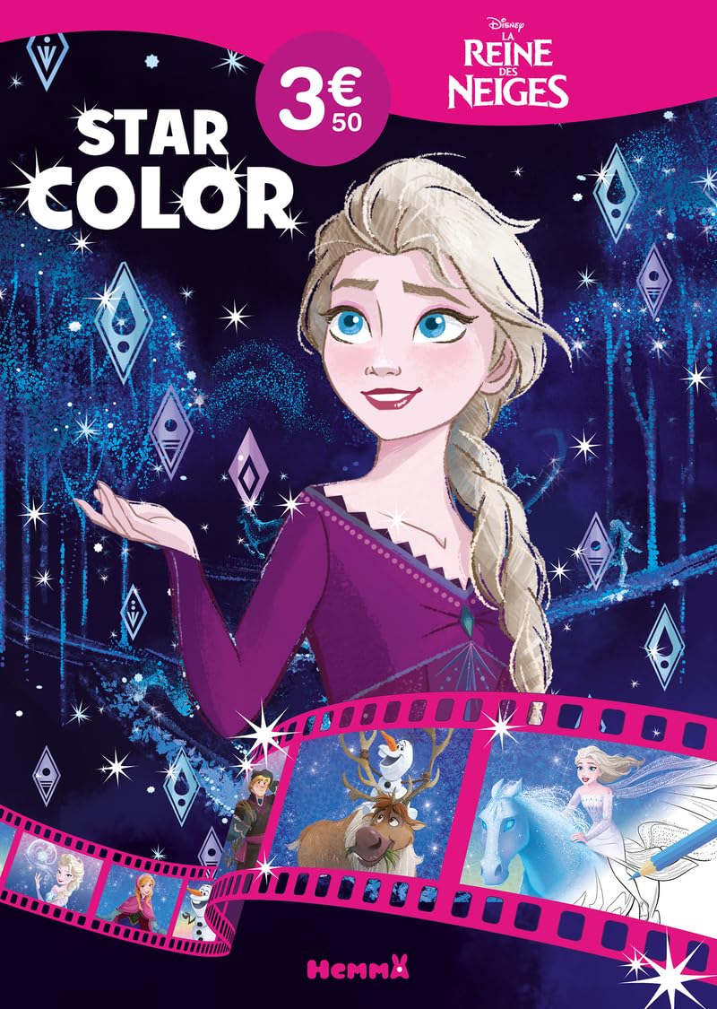 Disney La Reine des Neiges - Star Color – Livre de coloriage – Dès 4 ans 9782508056956