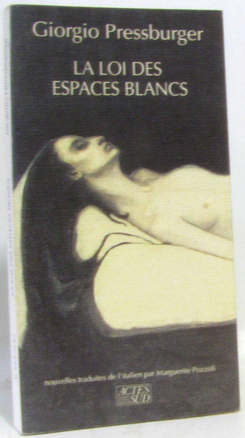 La loi des espaces blancs 9782868695949