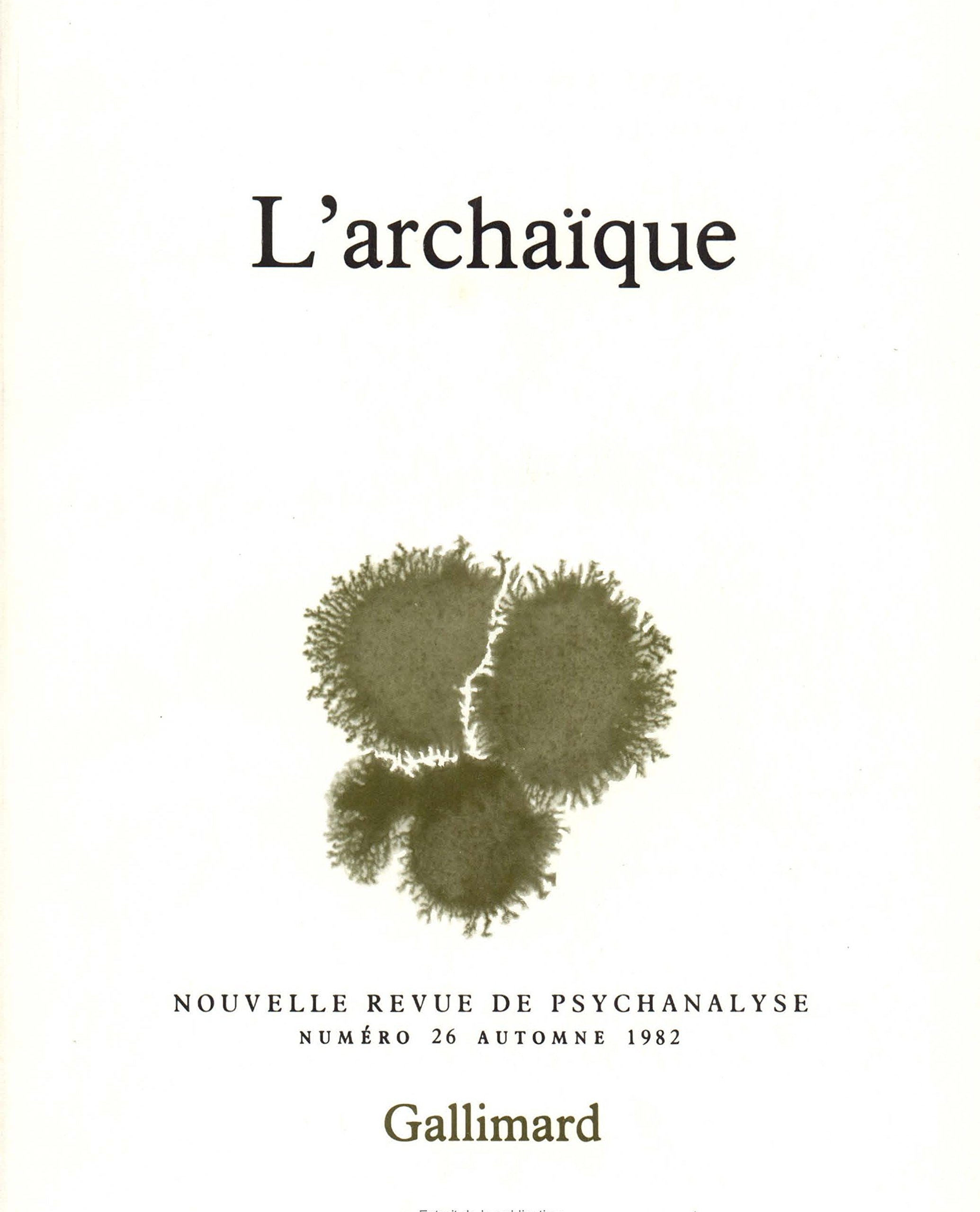 L'Archaïque 9782070218882