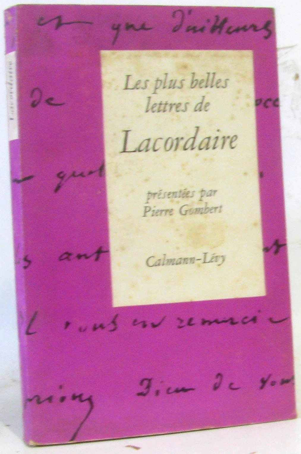 Les plus belles lettres de Lacordaire 