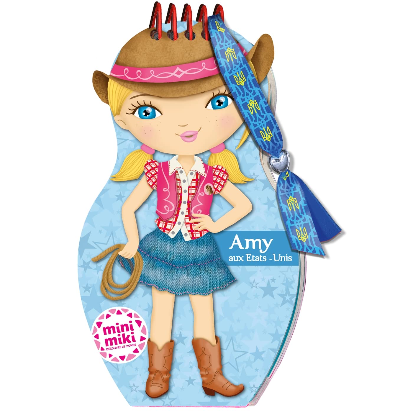 Minimiki - carnet créatif - Amy aux Etats-Unis 9782809656718