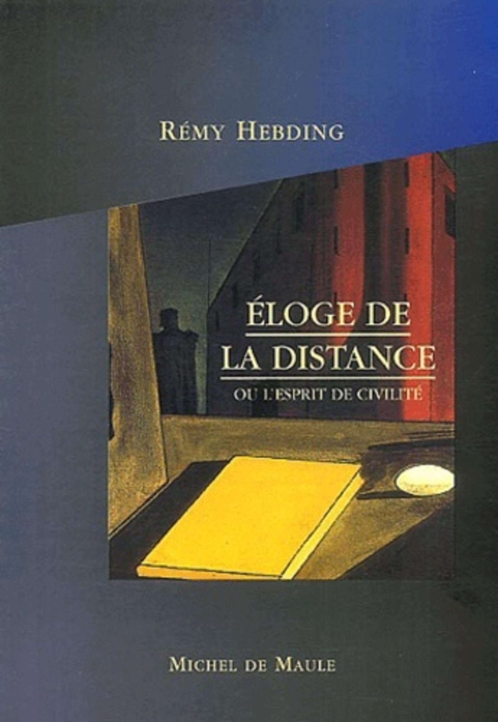 ELOGE DE LA DISTANCE 9782876231160
