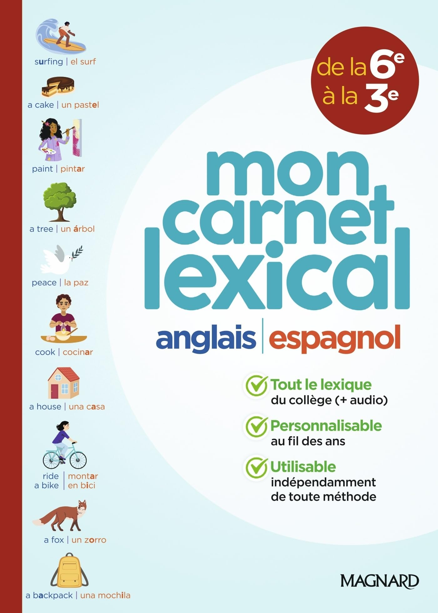 Carnet lexical Anglais Espagnol Collège (2025) 9782210120860