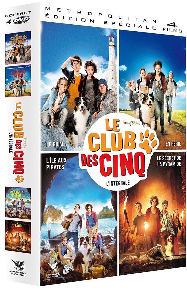 Le Club Des 5 - Le Film + Le Club Des 5 En Péril + Le Club Des 5 : L'île Des Pirates + Le Club Des 5 Et Le Secret De La Pyramide 3512392612626