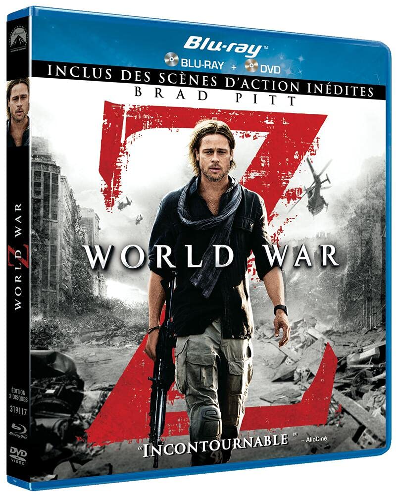 World War Z [Combo Blu-ray + DVD - Version longue inédite] 3333973191176