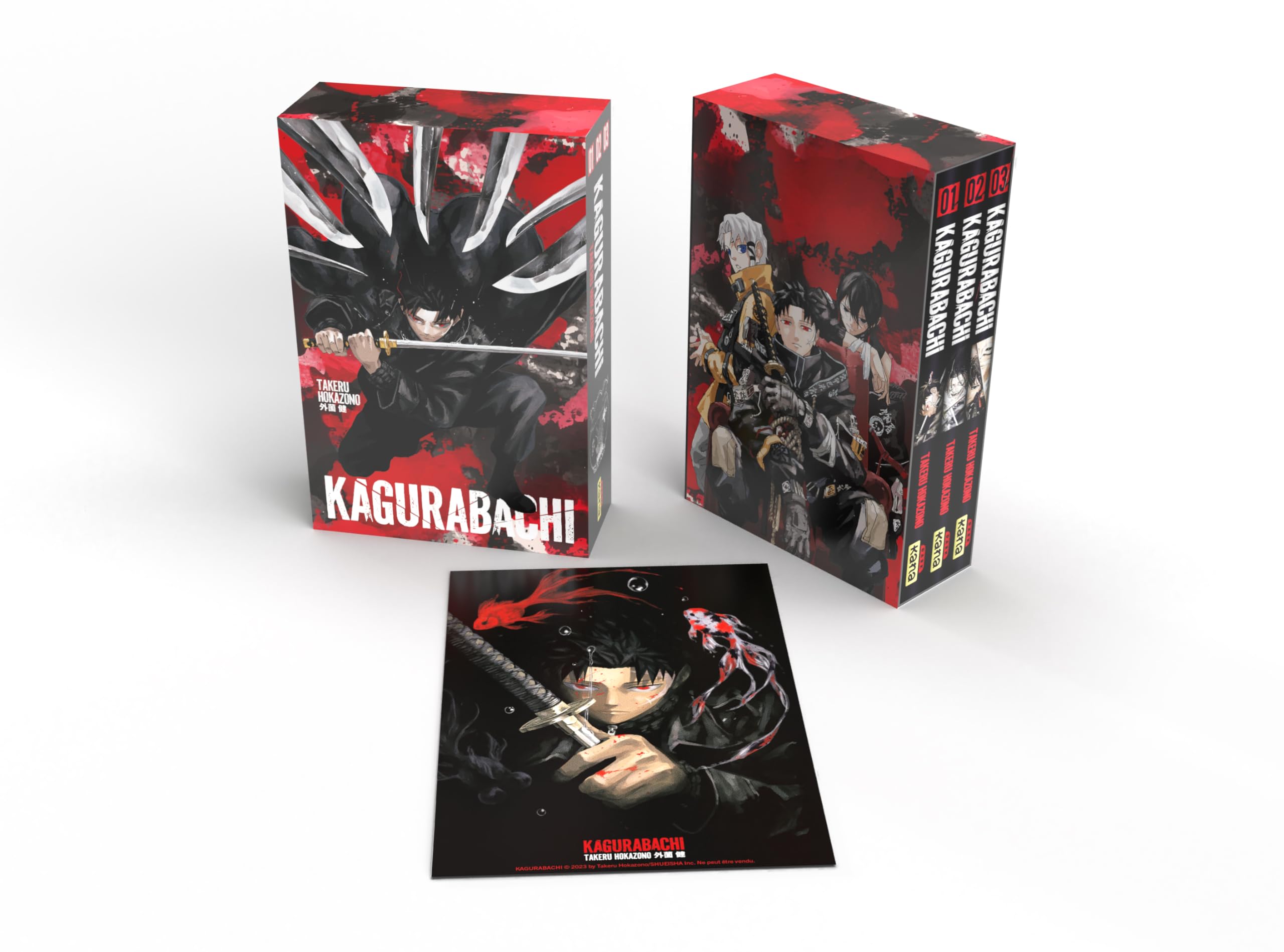 Coffret Kagurabachi T 1 - 2 - 3 + Ex-libris 3701580713966