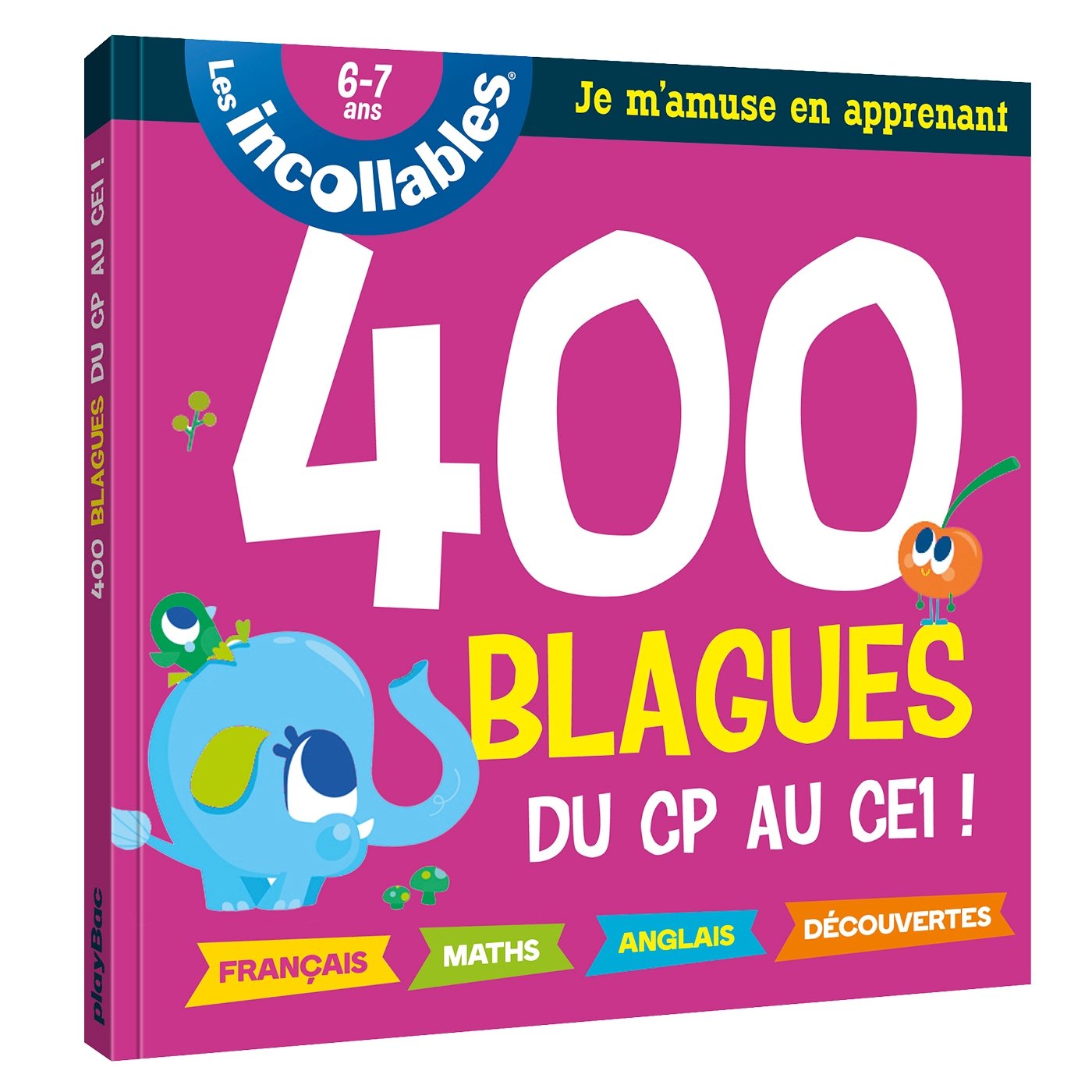 Incollables - Blagues pour réviser du CE1 au CE2 - Cahier de vacances 9782809658231