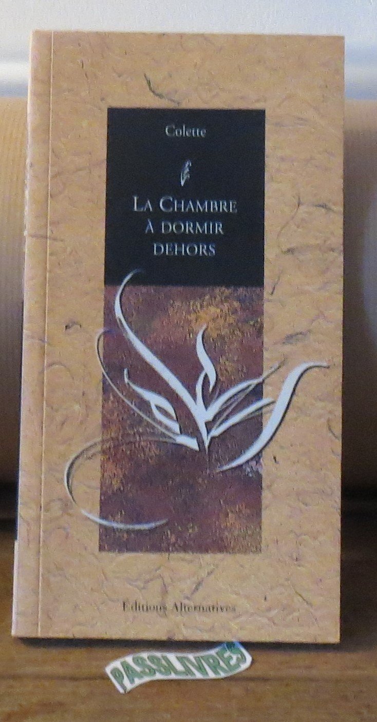La Chambre à dormir dehors 9782862273105