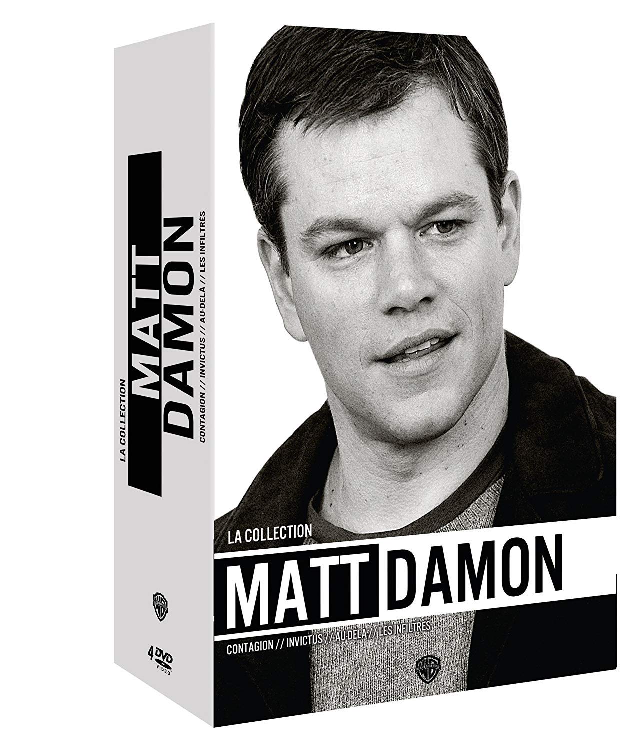 La Collection Matt Damon : Invictus + Au-delà + Les infiltrés + Contagion [Édition Limitée] 5051889280866
