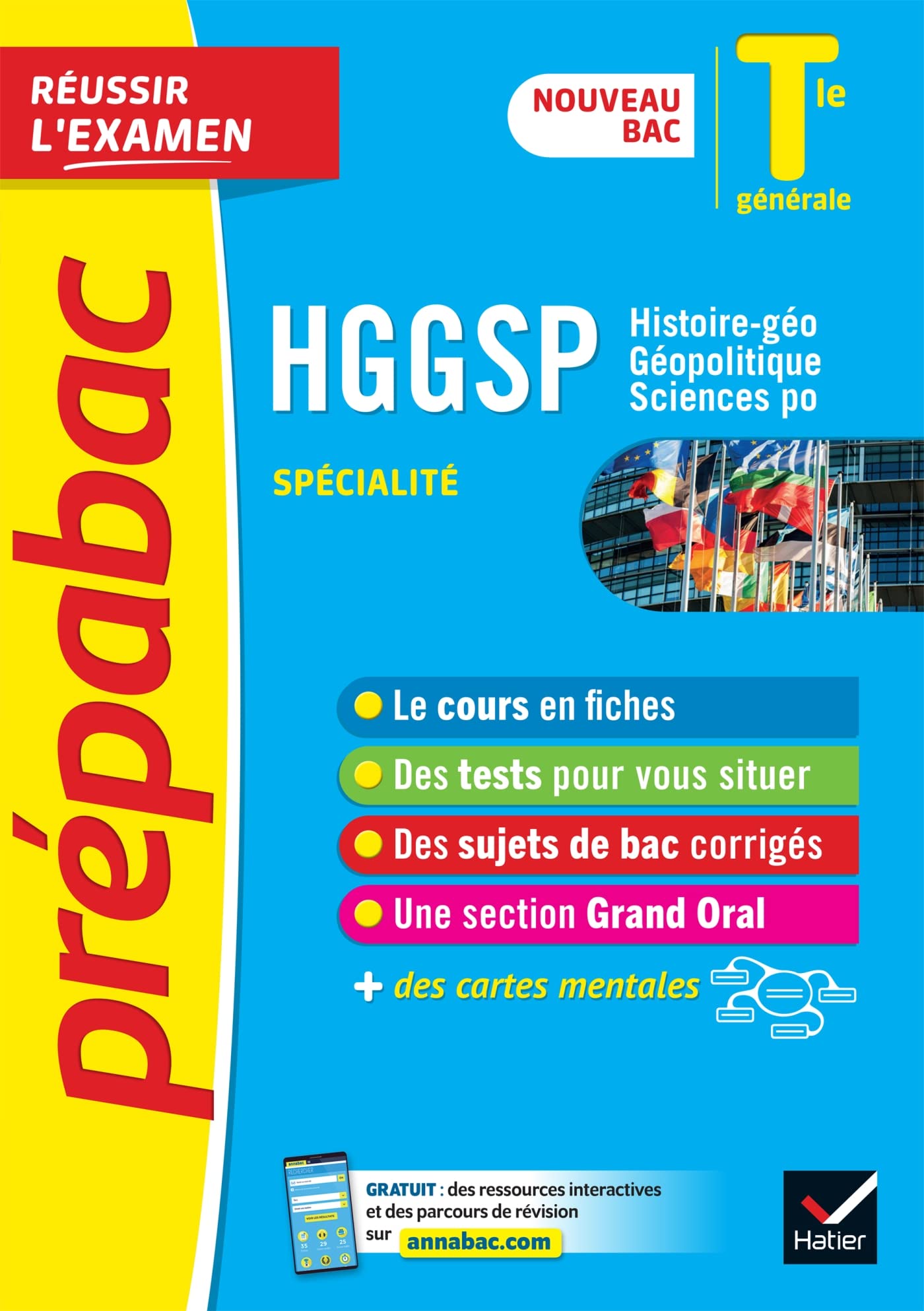 HGGSP Tle générale (spécialité) - Prépabac Réussir l'examen - Bac 2023: nouveau programme de Terminale 9782401064485